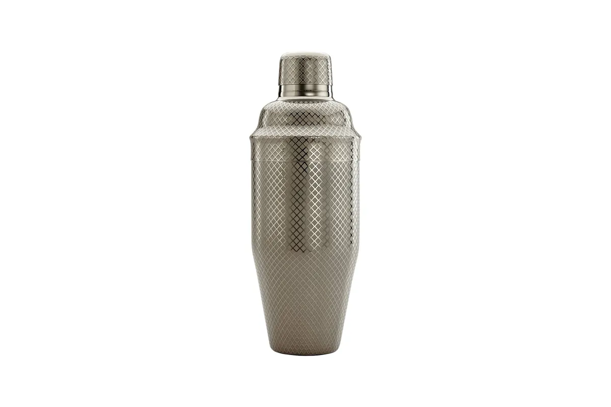 Shaker barmański 3-częściowy w stylu japońskim Diamond Lettice, czarny, BarFly, 700ml BarFly M37205BK