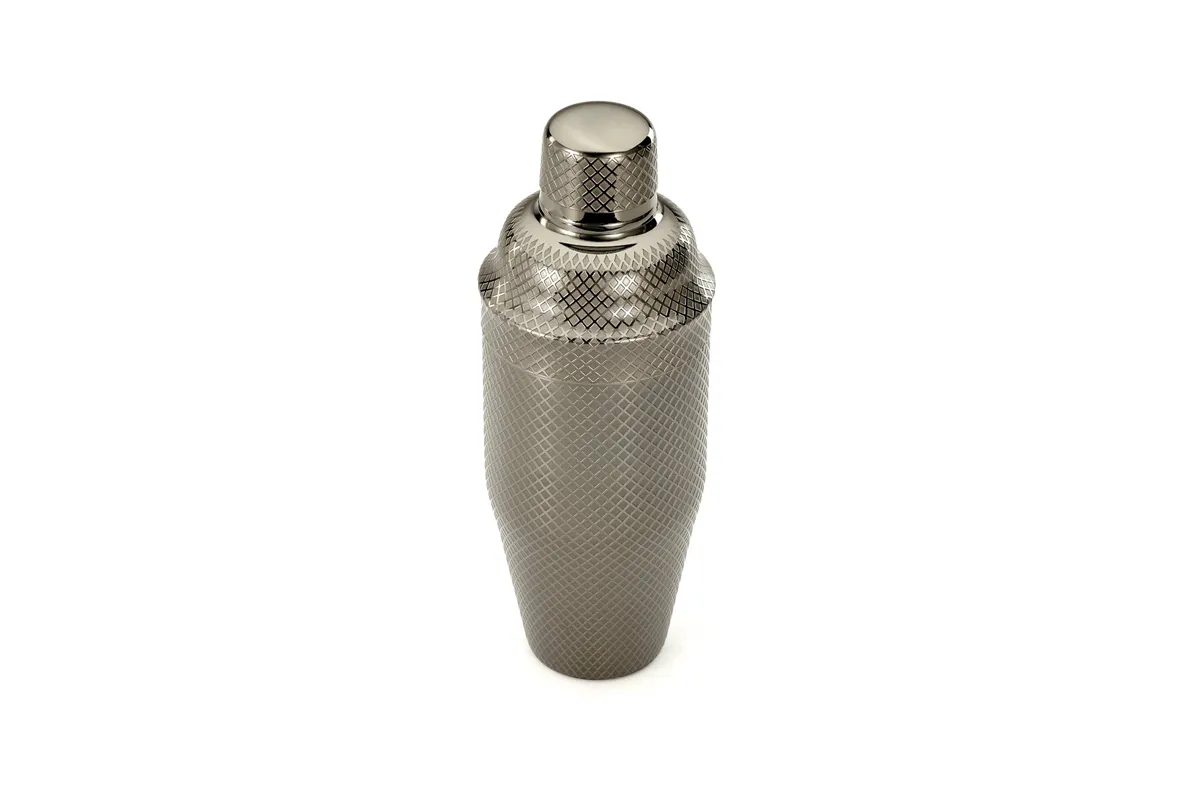 Shaker barmański 3-częściowy w stylu japońskim Diamond Lettice, czarny, BarFly, 700ml BarFly M37205BK