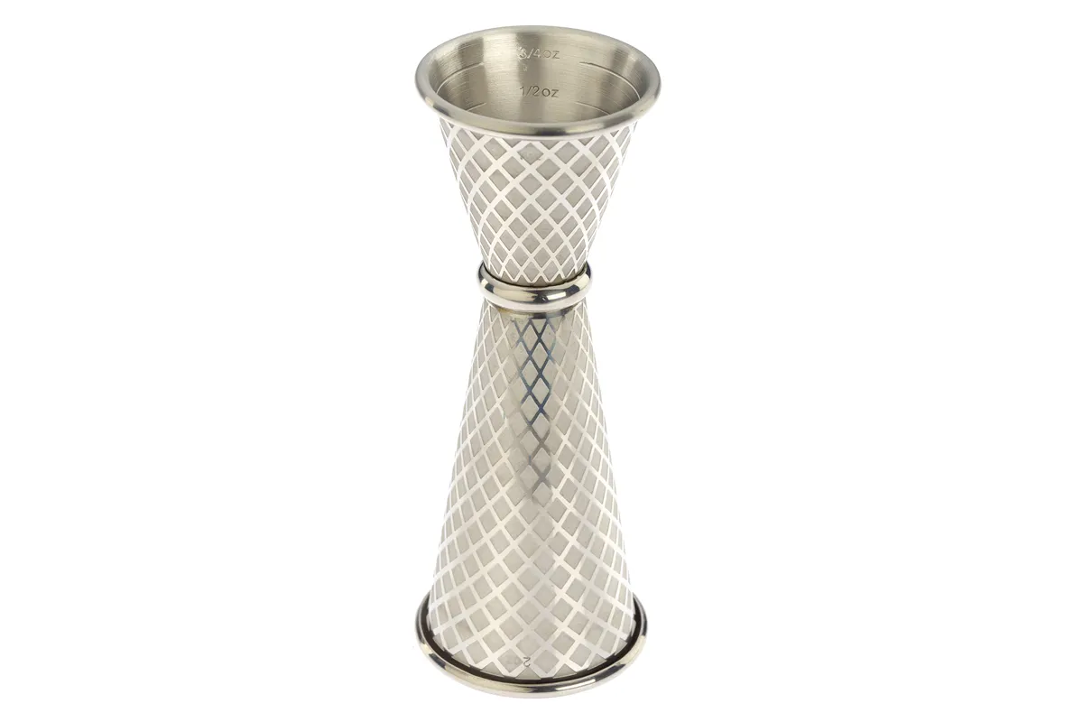 Miarka barmańska w stylu japońskim Diamond Lettice, stal nierdzewna, BarFly, 30/60ml BarFly M37202