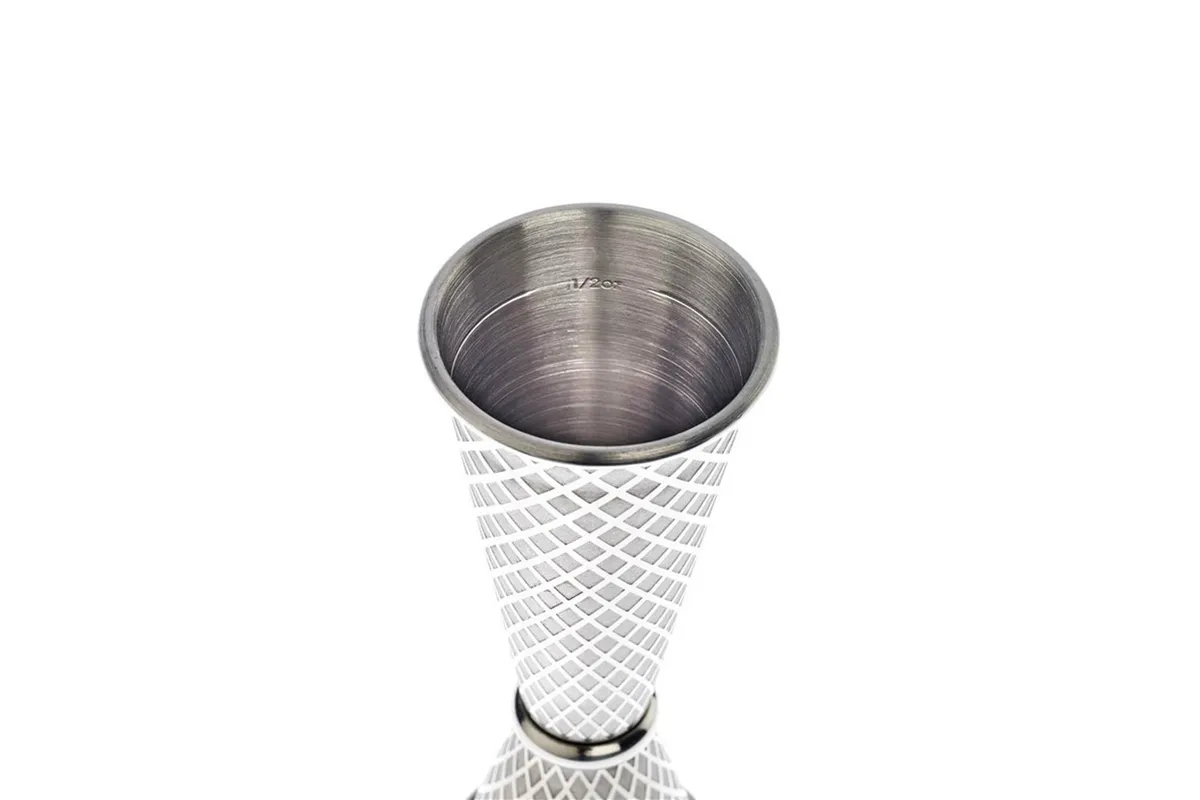 Miarka barmańska w stylu japońskim Diamond Lettice, stal nierdzewna, BarFly, 30/60ml BarFly M37202