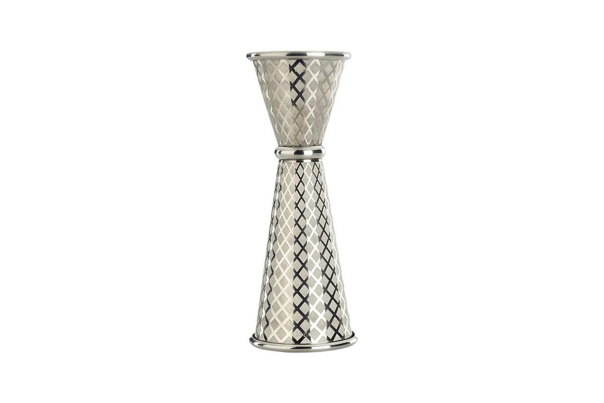 Miarka barmańska w stylu japońskim Diamond Lettice, stal nierdzewna, BarFly, 30/60ml BarFly M37202