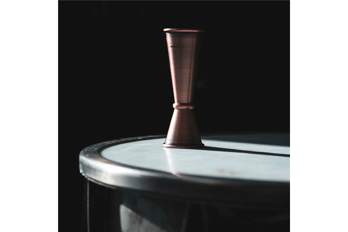 Miarka barmańska w stylu japońskim Diamond Lettice, antyczna miedź, BarFly, 30/60ml BarFly M37202ACP