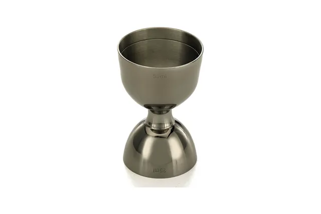 Miarka barmańska Bell z prostą krawędzią, czarna, BarFly, 25/50ml BarFly M37098BK Miarka barmańska Bell z prostą krawędzią, czarna, BarFly, 25/50ml BarFly M37098BK