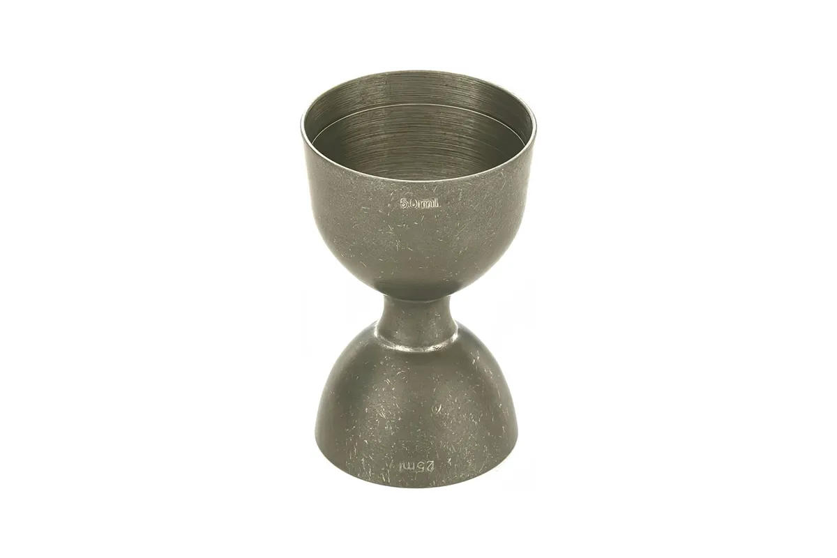 Miarka barmańska Bell z prostą krawędzią, vintage, BarFly, 25/50ml BarFly M37098VN