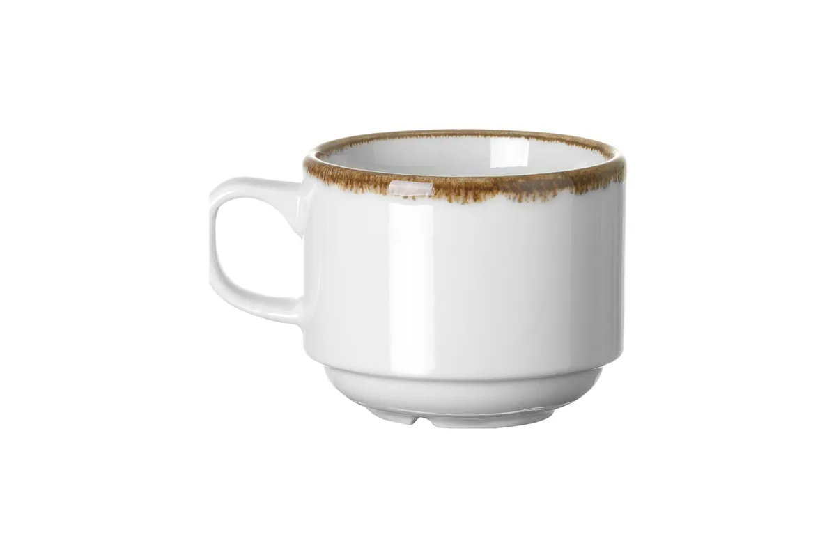 Filiżanka do espresso sztaplowana Vanilla, 90ml Fine Dine 789322