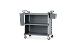 Wózek serwisowy z panelami bocznymi, 3-półkowy, 1010x500x(h)960mm Amerbox 816271