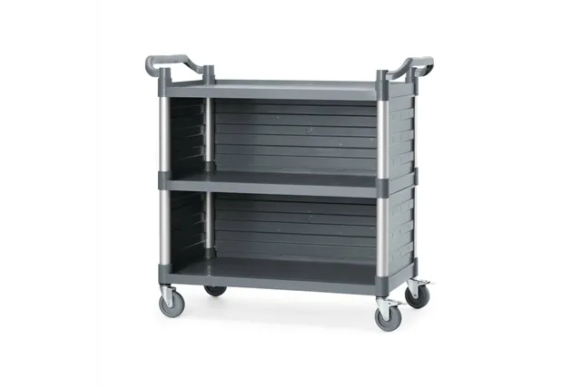 Wózek serwisowy z panelami bocznymi, 3-półkowy, 1010x500x(h)960mm Amerbox 816271 Wózek serwisowy z panelami bocznymi, 3-półkowy, 1010x500x(h)960mm Amerbox 816271