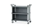 Wózek serwisowy z panelami bocznymi, 3-półkowy, 1010x500x(h)960mm Amerbox 816271