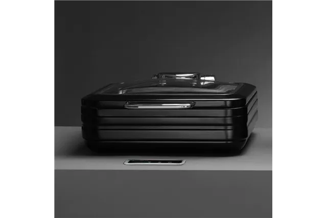 Podgrzewacz indukcyjny ze szklaną pokrywą De Luxe Black, GN 2/3 Fine Dine 473580 Podgrzewacz indukcyjny ze szklaną pokrywą De Luxe Black, GN 2/3 Fine Dine 473580