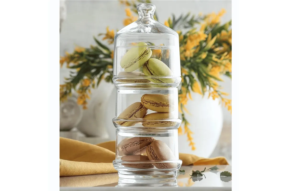 Szklany pojemnik z pokrywką Brighton, 285ml, LAV (dawniej LV-BERRYS1) LAV LH-BRIGHTONS1