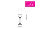 Kieliszek do szampana Valencia 215 ml, LAV (dawniej LV-FAM539Z) LAV LH-VLC521KH