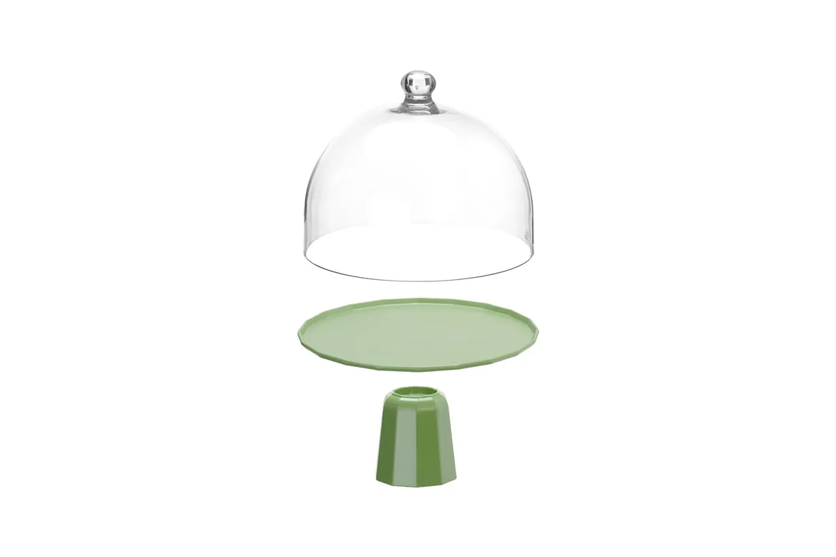 Podstawa do patery Metropolis, zielona, 110x(h)120mm Fine Dine 562536