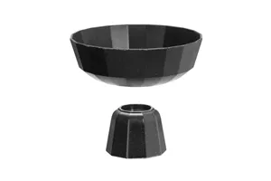 Podstawa do patery Metropolis,czarna, 110x(h)82mm Fine Dine 562604