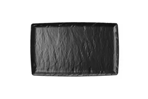 Półmisek z melaminy Rock, czarny, GN 1/3, 176x325mm Fine Dine 562642