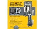 Mikser pojedynczy, koktajler do frappe koktaji i shake mlecznych HMD200R-CE ,Hamilton Beach Commercial Hamilton Beach Commercial