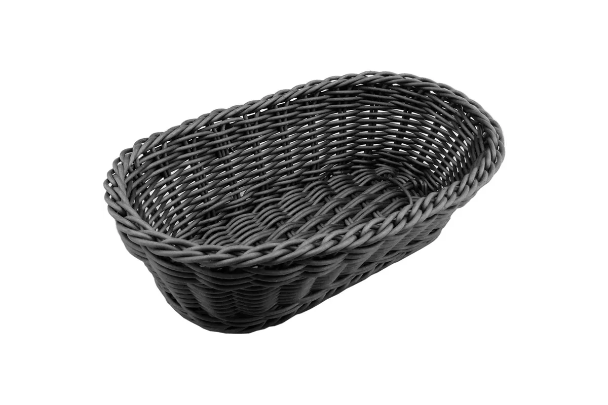 Koszyk uniwersalny z polipropylenu, czarny, 230x115x75 mm Stalgast 361233