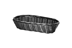 Koszyk uniwersalny na sztućce, z polipropylenu, czarny, 230x90x50 mm Stalgast 361234