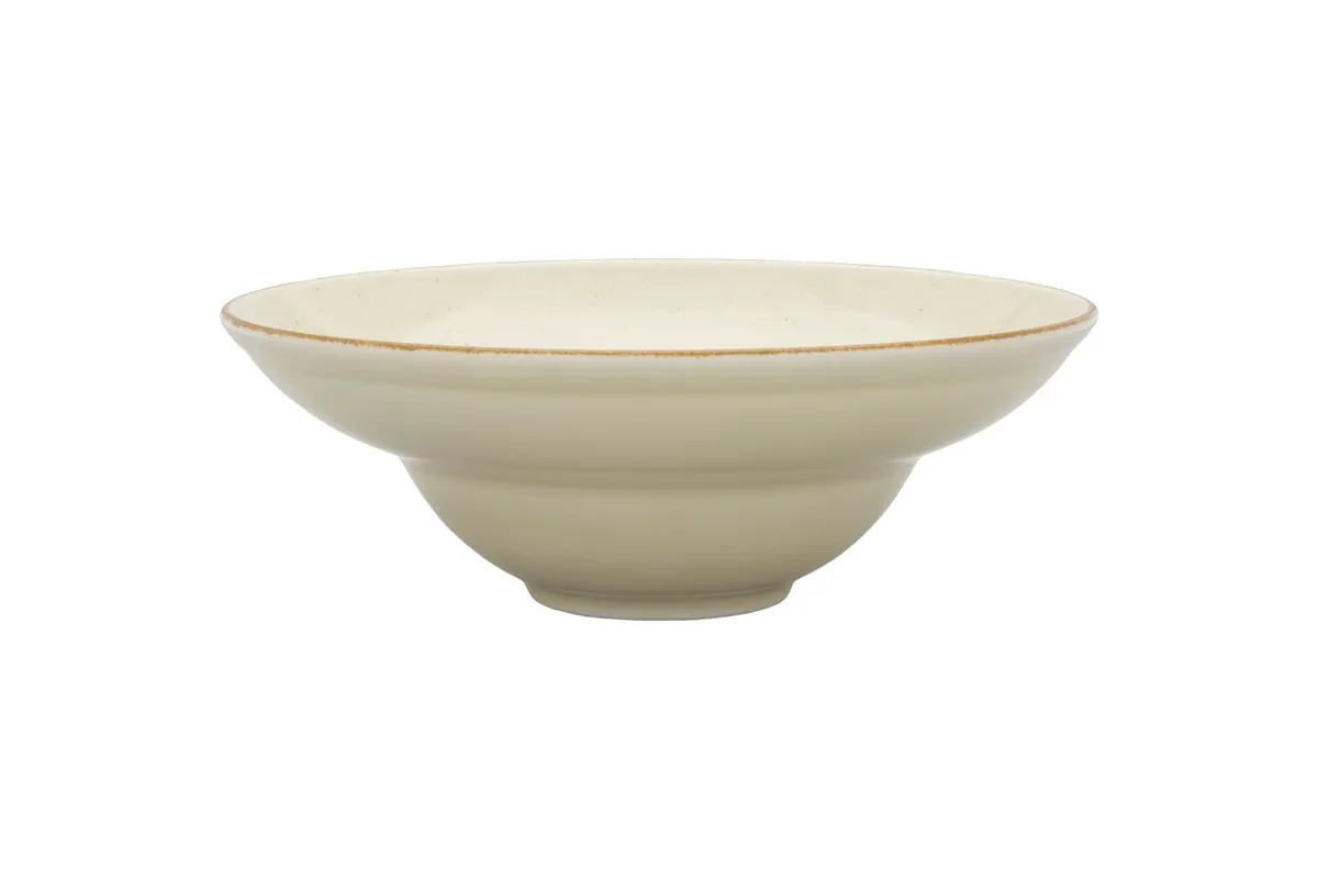 Talerz głęboki do pasty, kolor kremowy, Kaszub, Ø 260 mm Lubiana 390275