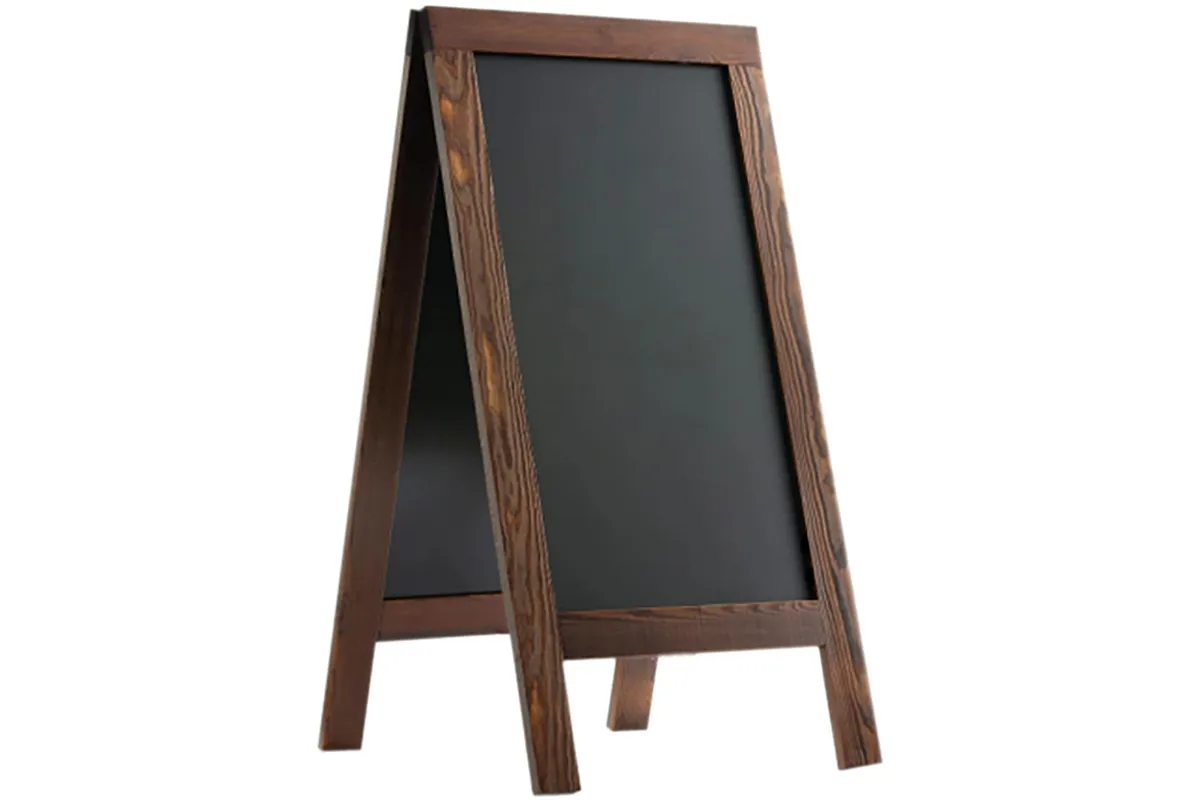 Dwustronny potykacz, tablica reklamowa kredowa, 520x850 mm Stalgast 486052