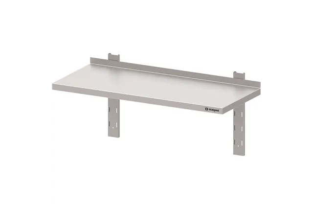 Półka stalowa, wisząca, przestawna, pojedyncza, 1200x300x400 mm Stalgast 610010