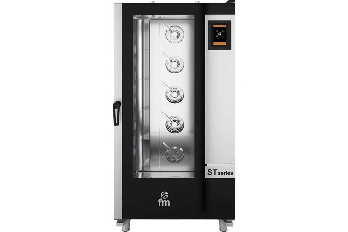 Piec konwekcyjno-parowy, STG Gastro z wózkiem, 20 GN 1/1, P 36.25 kW, U 400 V FM Industrial 9100903