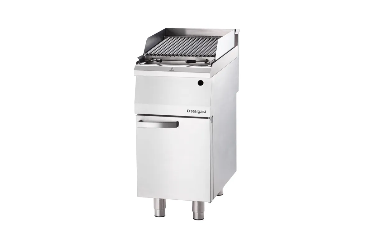 Lava grill gazowy, ruszt S, 400x700, 8.0 kW, G30/37 mbar Stalgast 9732130