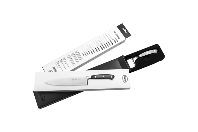 Nóż szefa kuchni, kuty, Sanelli Ergoforge, L 200 mm Sanelli 280420