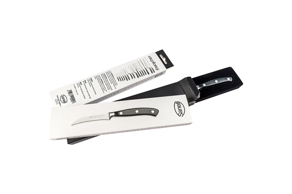 Nóż do obierania, kuty, Sanelli Ergoforge, L 70 mm Sanelli 280807