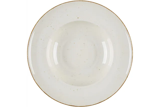 Talerz głęboki do pasty, kolor kremowy, Kaszub, Ø 240 mm Lubiana 390274