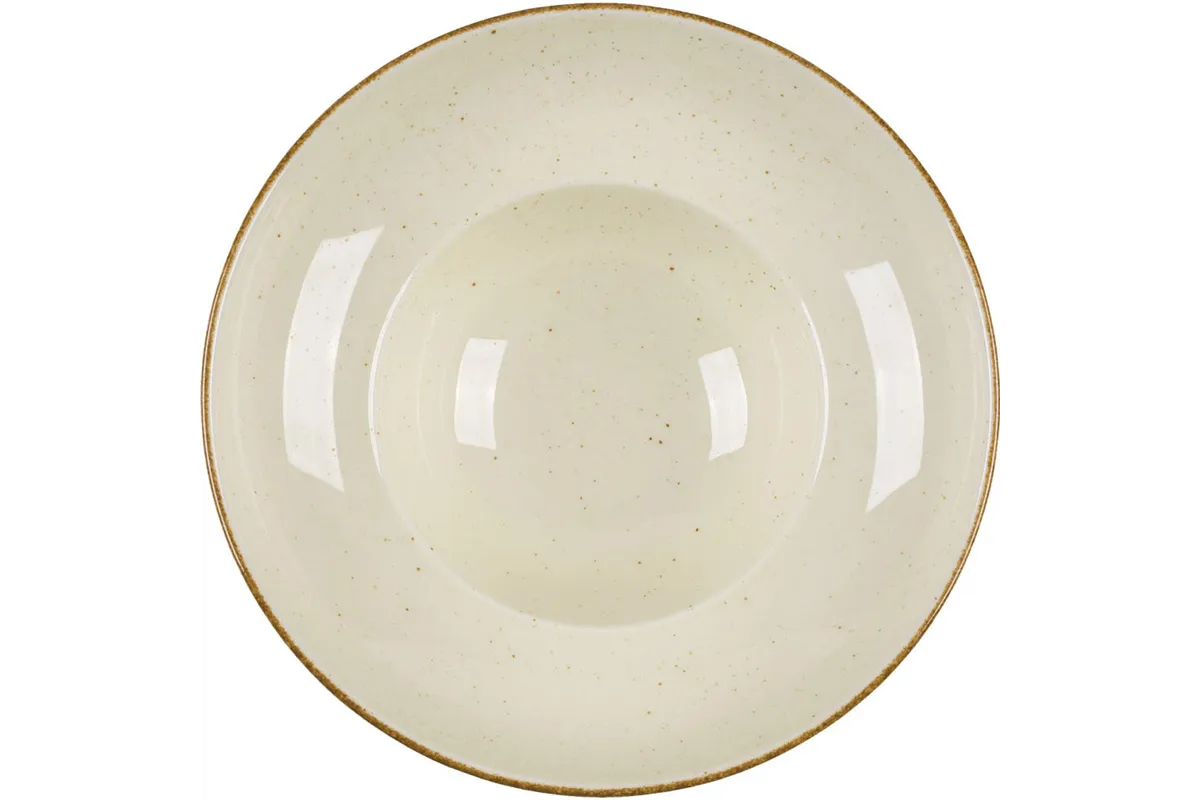 Talerz głęboki do pasty, kolor kremowy, Kaszub, Ø 260 mm Lubiana 390275