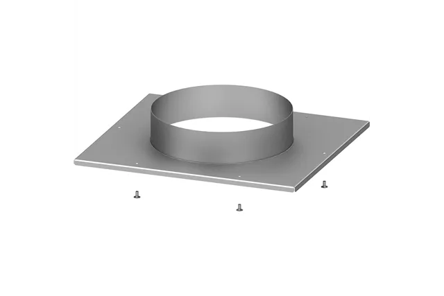 Okap przyścienny skrzyniowy skręcany z łapaczami, bez oświetlenia (króciec d250mm) 1010x1000x400 Stalgast 611010