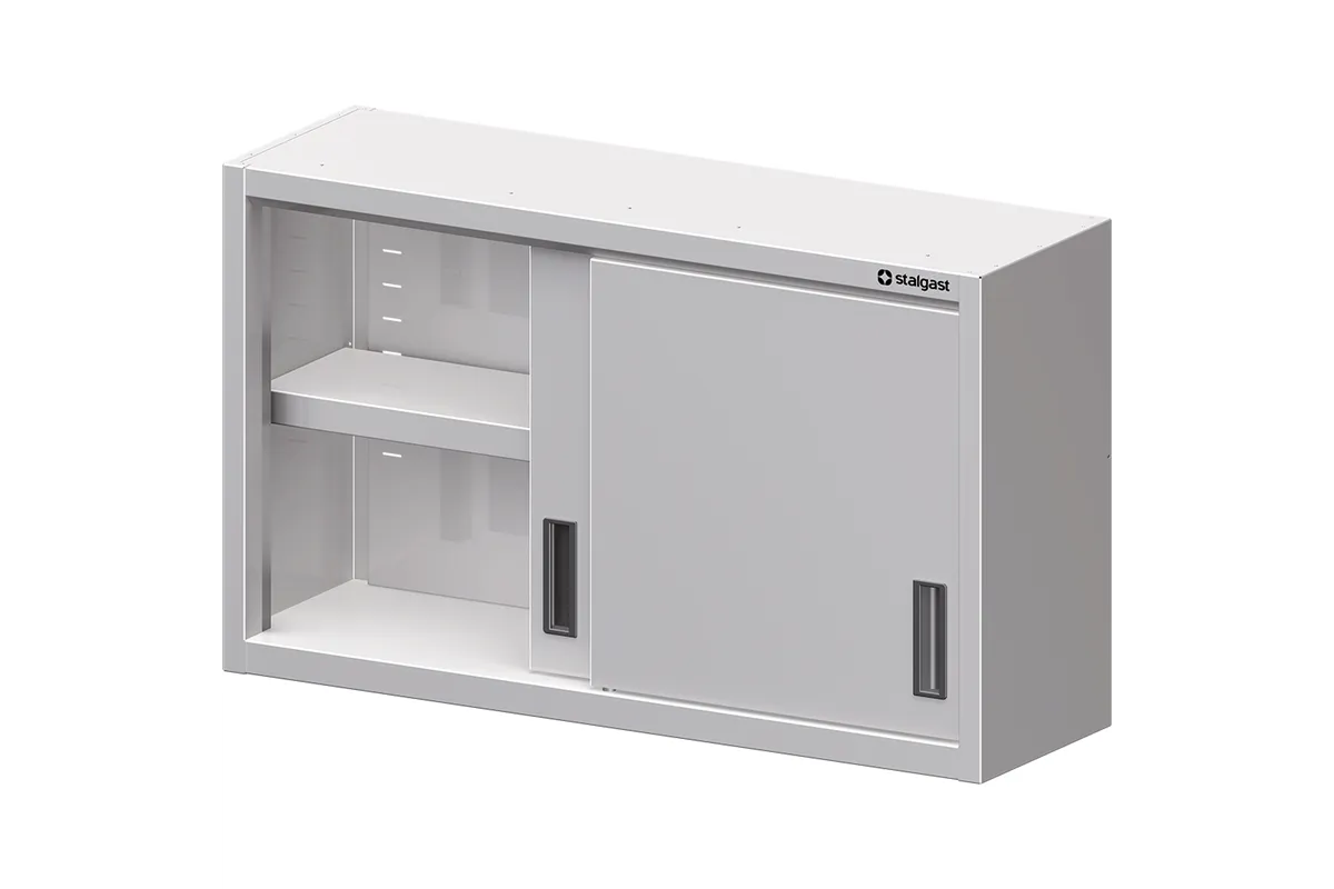 Szafka stalowa wisząca, drzwi suwane, 1200x400x600 mm Stalgast 615624