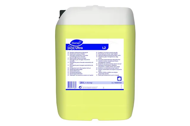SUMA ULTRA L2 20L W3255+ preparat do maszynowego mycia naczyń w warunkach wody miękkiej Diversey 100987483 SUMA ULTRA L2 20L W3255+ preparat do maszynowego mycia naczyń w warunkach wody miękkiej Diversey 100987483
