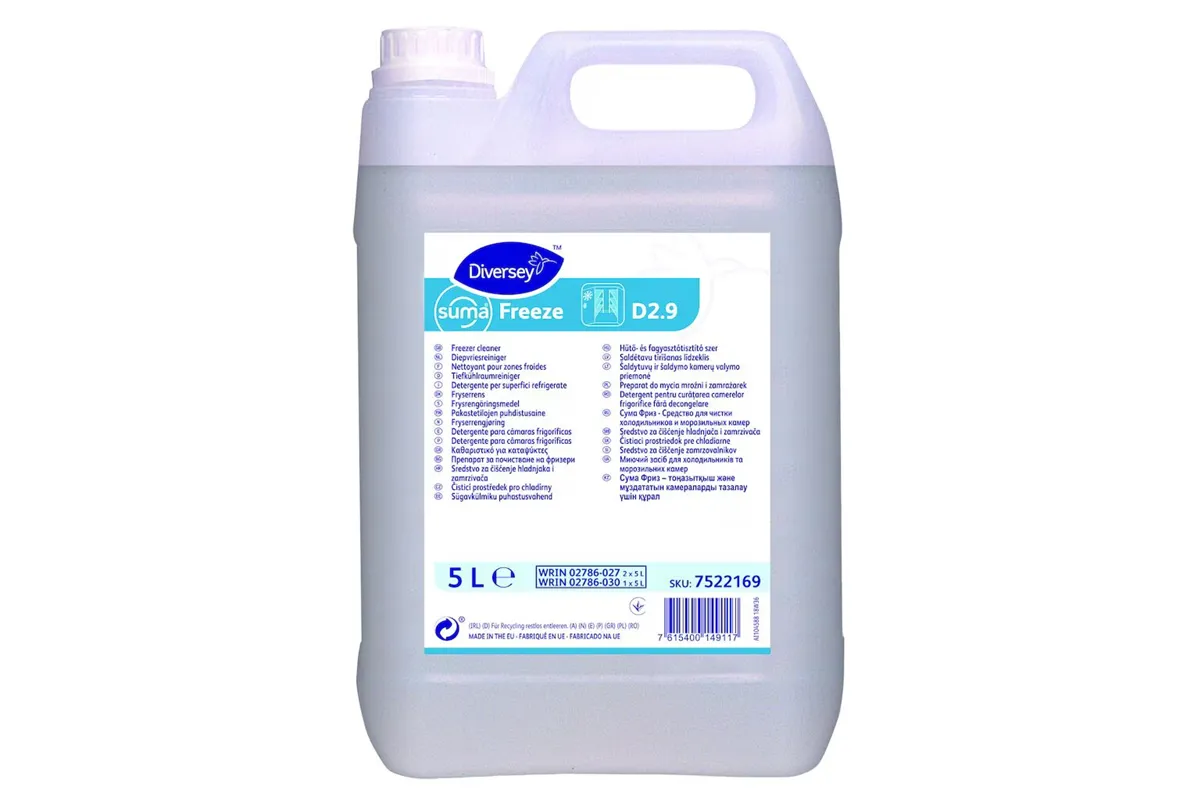 SUMA FREEZE D2.9 5L W3478+ gotowy do użycia preparat do mycia mroźni i chłodni Diversey 7522169