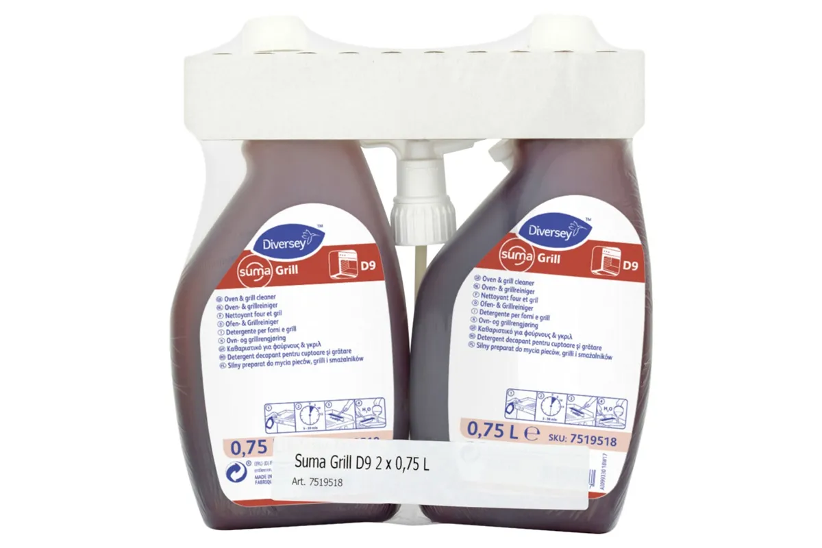 SUMA GRILL D9 0.75L W3948 X silny preparat do mycia pieców, grilli i smażalników Diversey 7519518