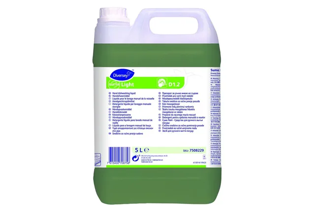 SUMA LIGHT D1.2 5L W1779 preparat do ręcznego mycia naczyń Diversey 7508229 SUMA LIGHT D1.2 5L W1779 preparat do ręcznego mycia naczyń Diversey 7508229