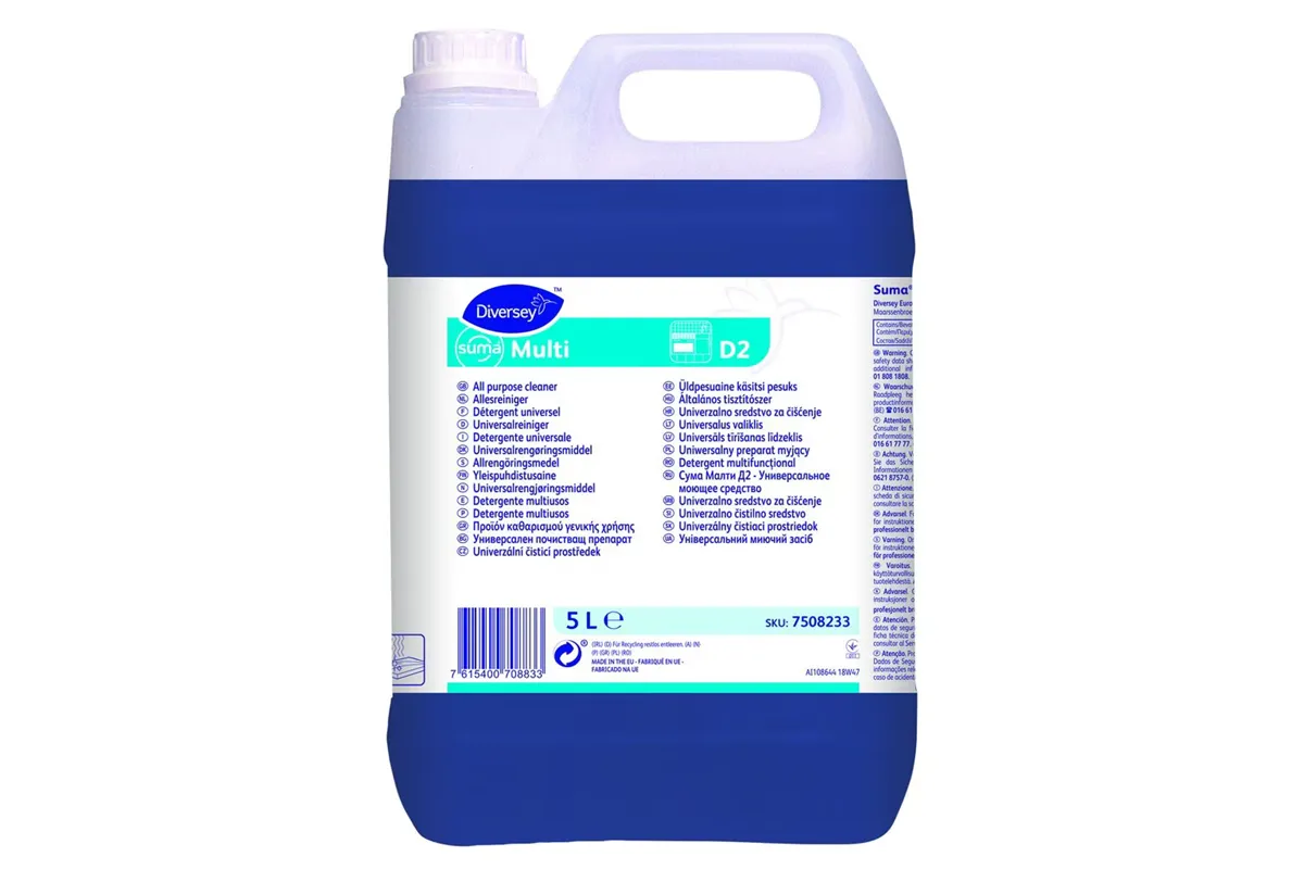 SUMA MULTI D2 5L W1779+ uniwersalny preparat myjący Diversey 7508233