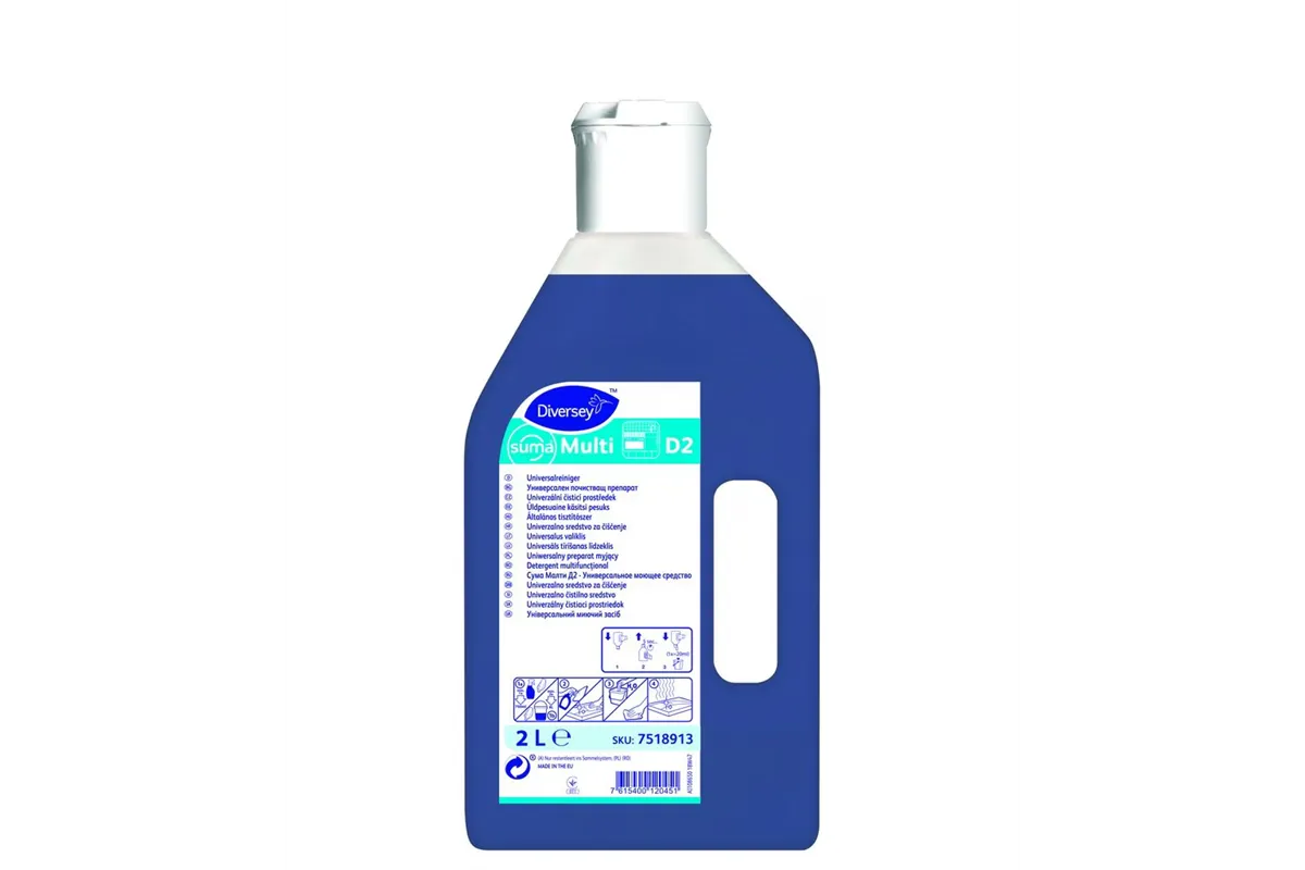 SUMA MULTI D2 2L W1227 uniwersalny preparat myjący Diversey 7518913