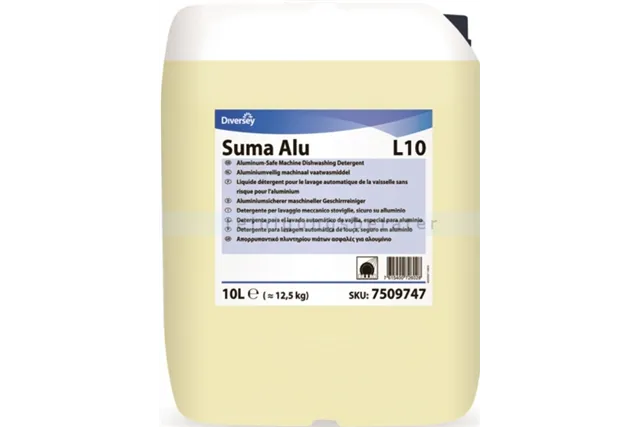 SUMA ALU L10 10L SP W1876 Preparat do maszynowego mycia naczyń, bezpieczny
dla aluminium Diversey 101100944