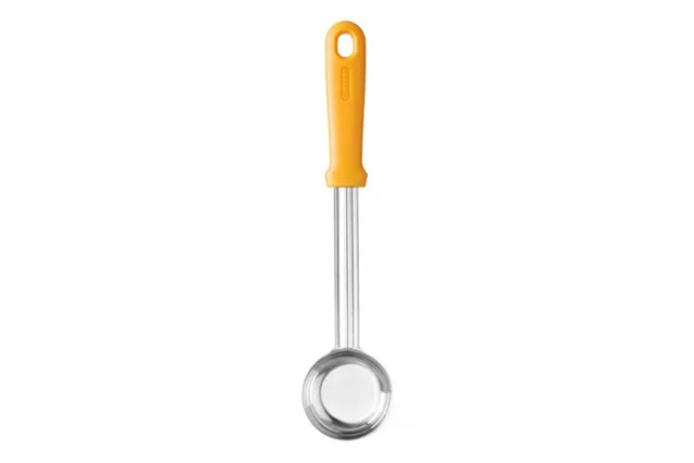 Chochla do sosu do pizzy heavy-duty, 0,09L, pomarańczowy, 330x72x27mm Hendi 855621 Chochla do sosu do pizzy heavy-duty, 0,09L, pomarańczowy, 330x72x27mm Hendi 855621