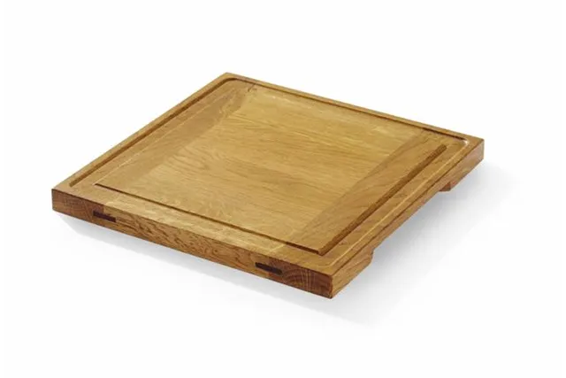 Deska dębowa do serwowania, 270x270x20mm Hendi 505472 Deska dębowa do serwowania, 270x270x20mm Hendi 505472