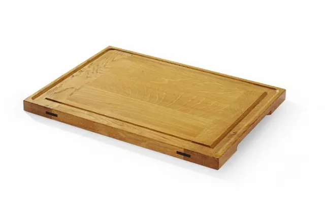 Deska dębowa do serwowania, 370x270x20mm Hendi 505465 Deska dębowa do serwowania, 370x270x20mm Hendi 505465