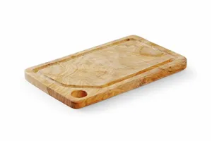 Deska do serwowania z drewna oliwnego, 335x205x25mm Hendi 505410