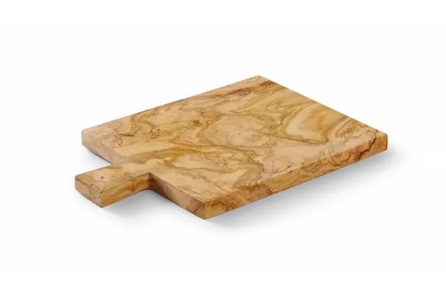 Deska do serwowania z drewna oliwnego, 340x230x22mm Hendi 505427 Deska do serwowania z drewna oliwnego, 340x230x22mm Hendi 505427