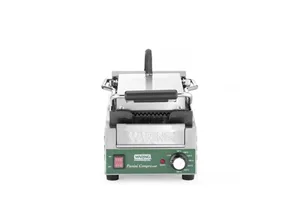 Grill kontaktowy Panini Compresso Slimline, Waring, 220-240V/1800W, 317x596x260mm Hendi WPG200E