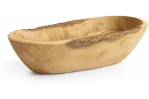 Miska podłużna z drewna oliwnego, 205x95x50mm Hendi 505335