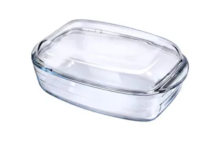 Naczynie żaroodporne z pokrywą OVENCHEF, Duralex, transparentny, 370x215x140mm Hendi 9151AS02A1111