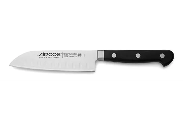 Nóż Santoku ze szlifem kulowym, seria ÓPERA, Arcos, czarny, 262mm Hendi 226900
