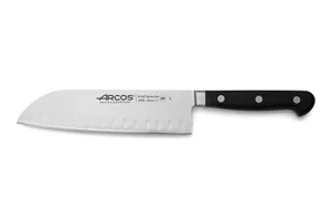 Nóż Santoku ze szlifem kulowym, seria ÓPERA, Arcos, czarny, 303mm Hendi 226600