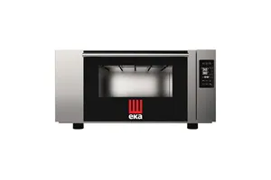 Piec statyczny piekarniczo-cukierniczy z zaparowaniem 2x600x400mm 5,4kW/400, 850x1250x435mm elektryczny Tecnoeka Hendi MKFD2T